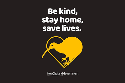 Be kind, stay home, save lives