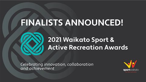 Finalists announced in the 2021 Waikato Sport & Active Recreation Awards