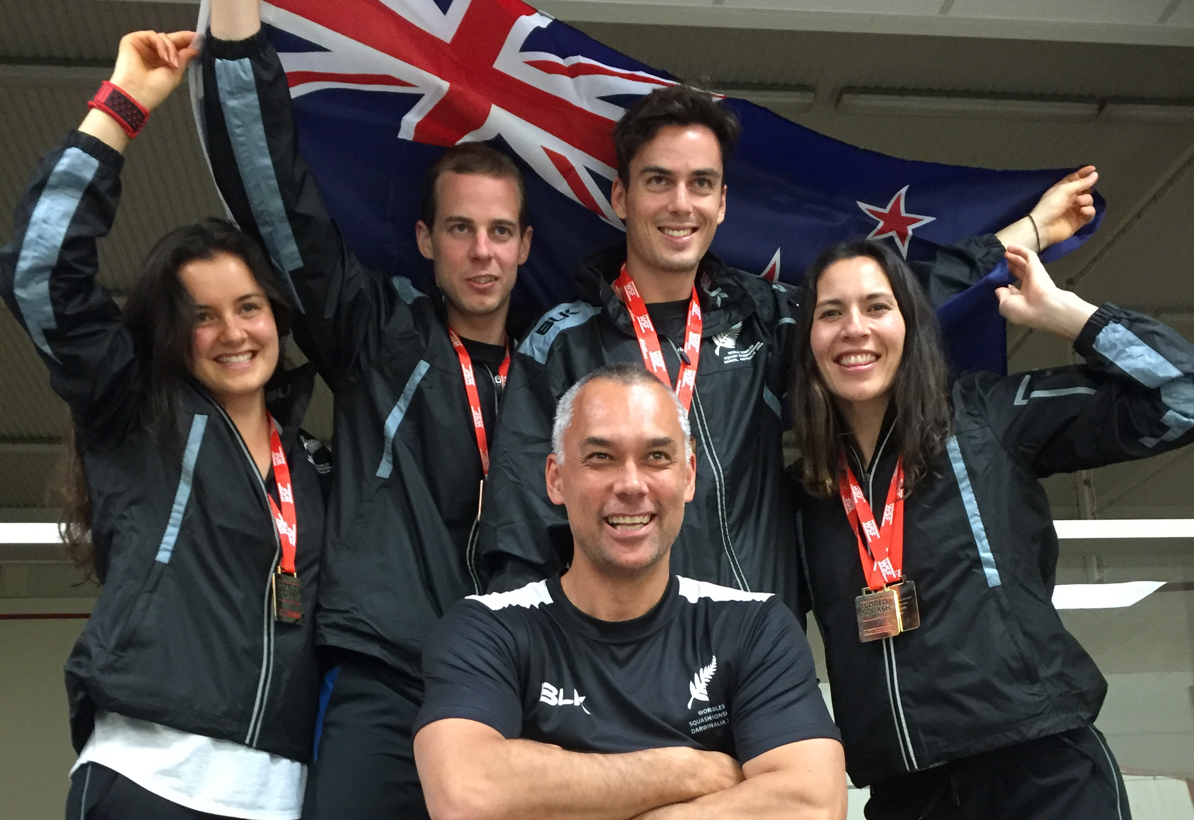 Kiwi Squash Players Strike Gold in Australia